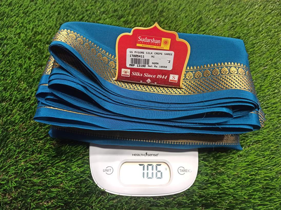 Pure Mysore Silk Saree.