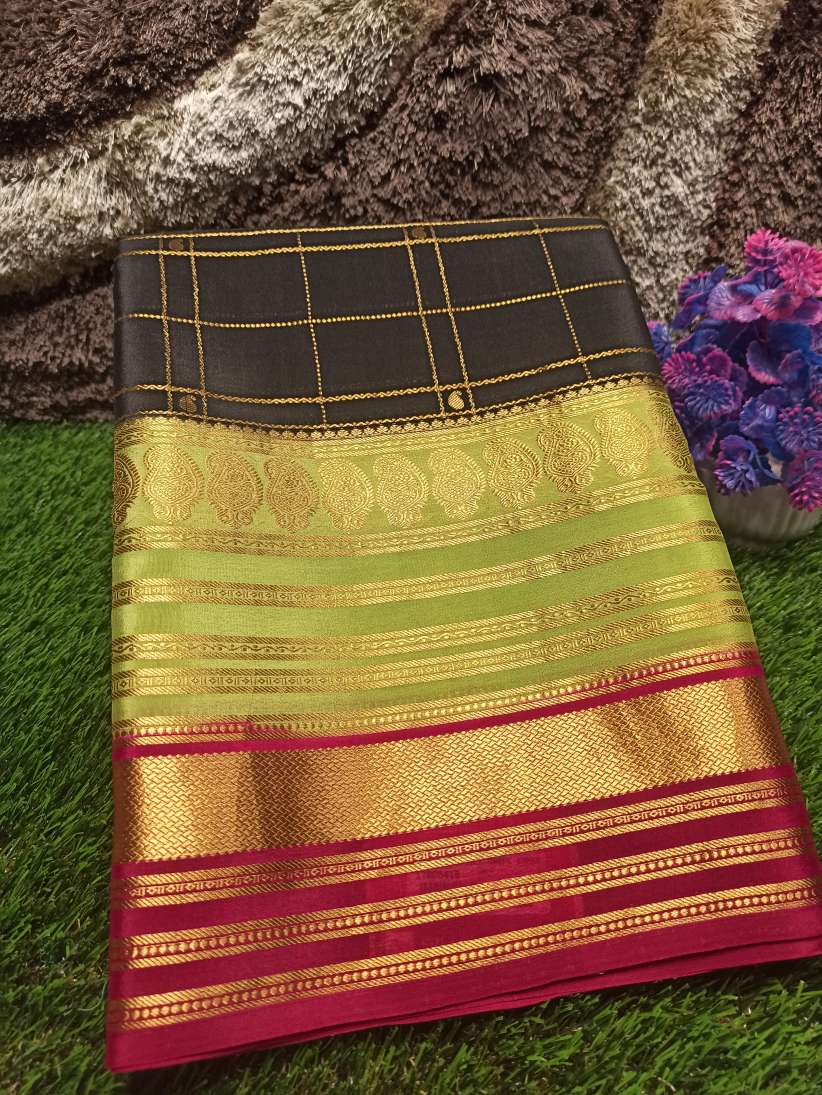 Pure Mysore Silk Saree.