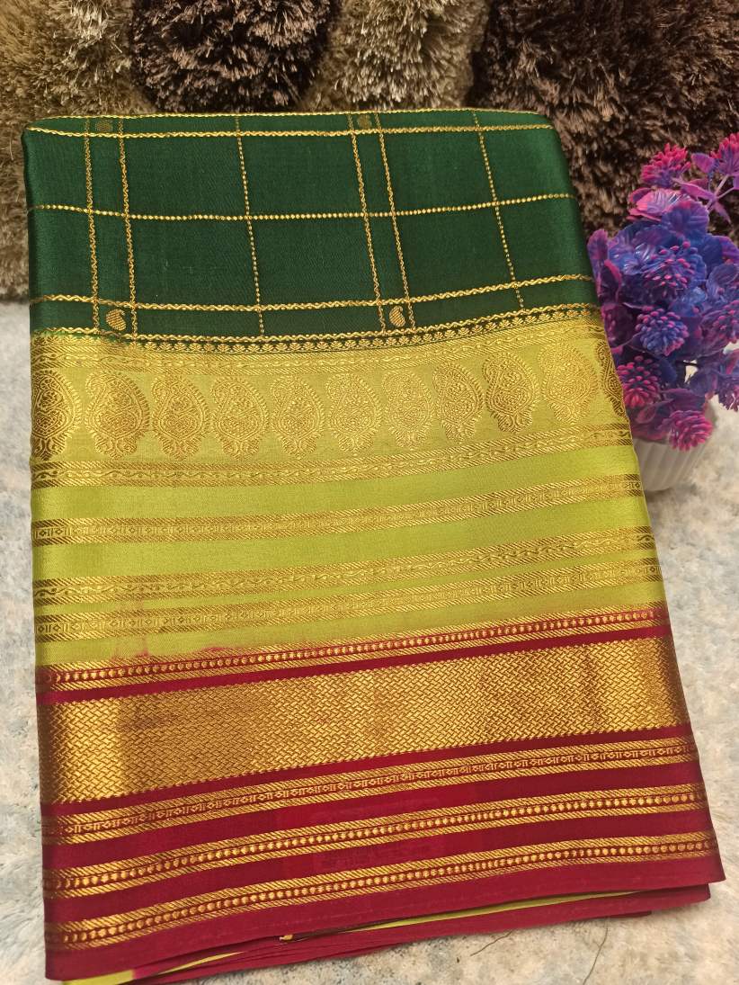 Pure Mysore Silk Saree.