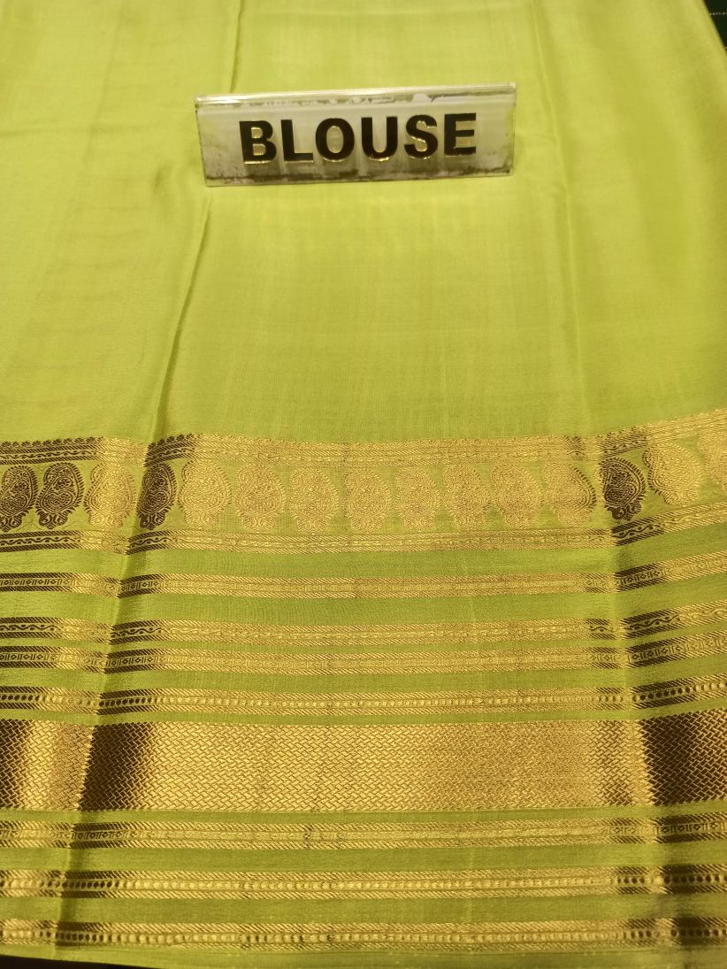 Pure Mysore Silk Saree.