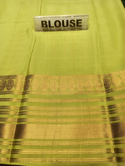 Pure Mysore Silk Saree.