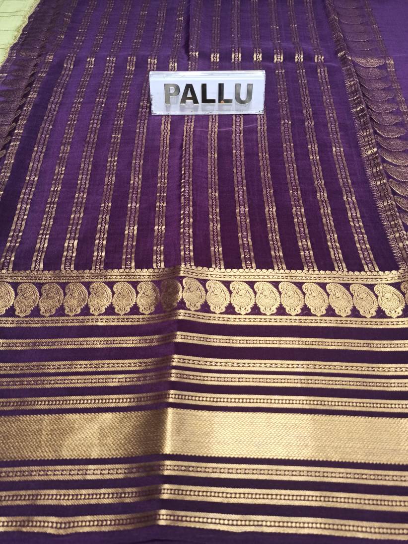 Pure Mysore Silk Saree.