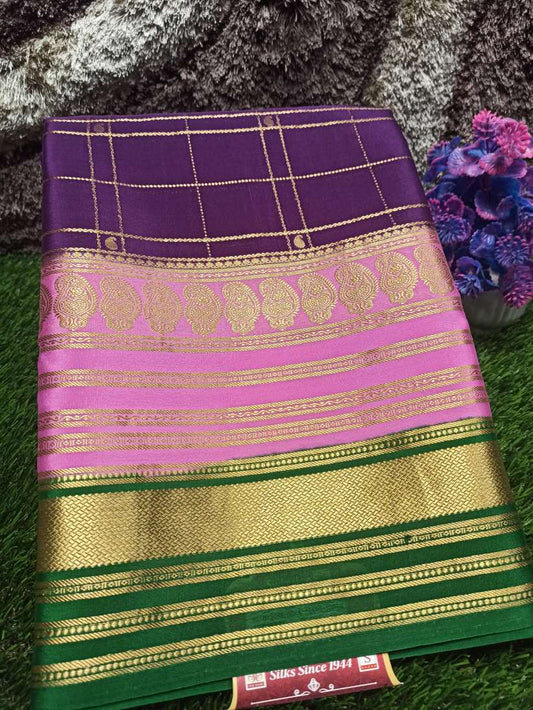 Pure Mysore Silk Saree.