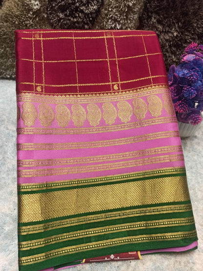 Pure Mysore Silk Saree.