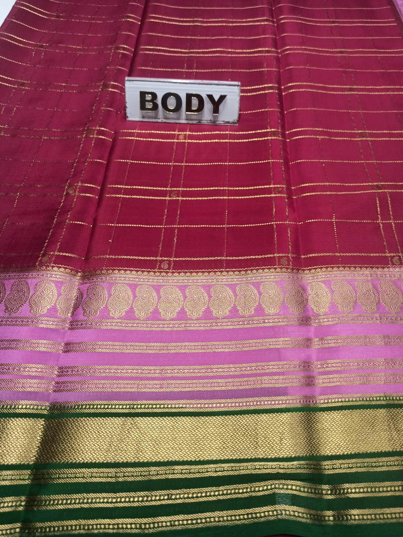 Pure Mysore Silk Saree.