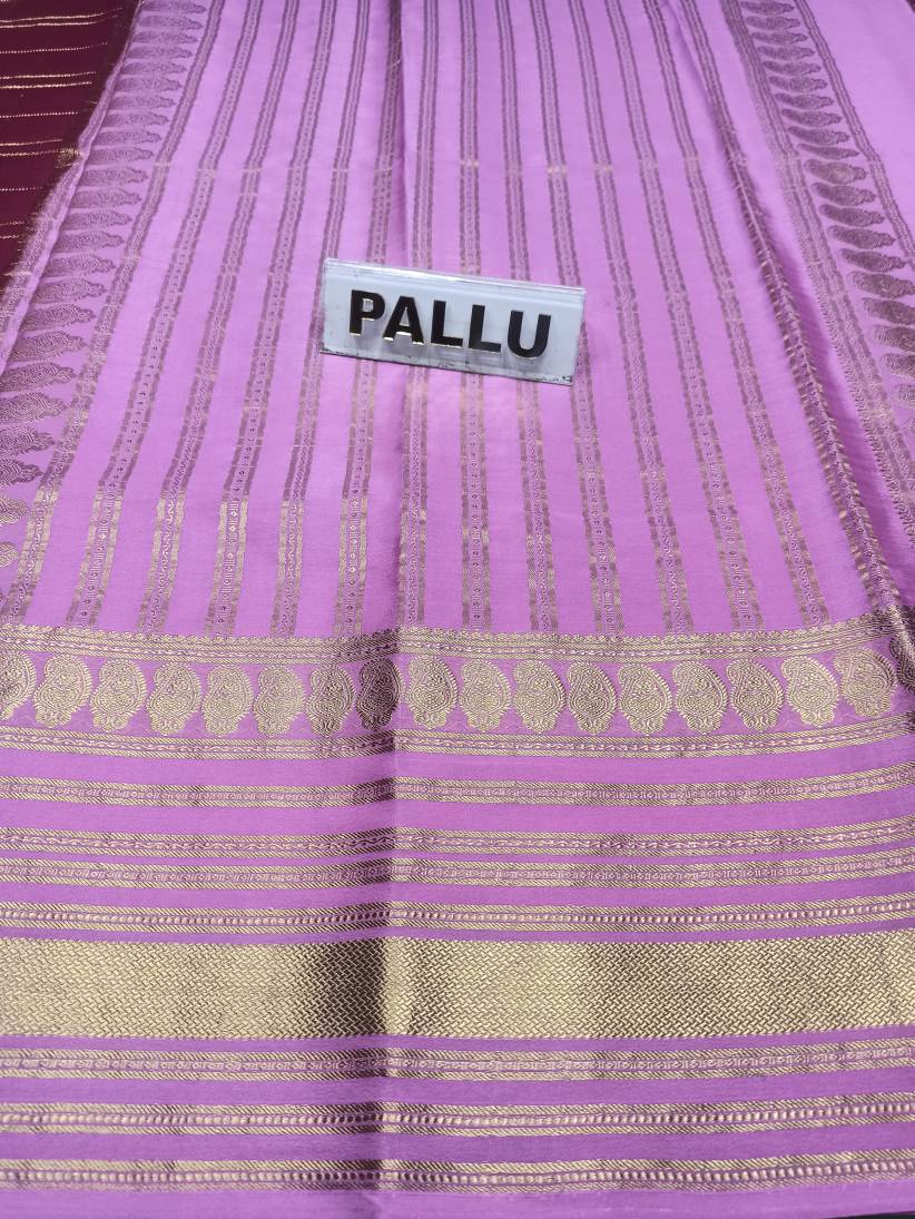 Pure Mysore Silk Saree.