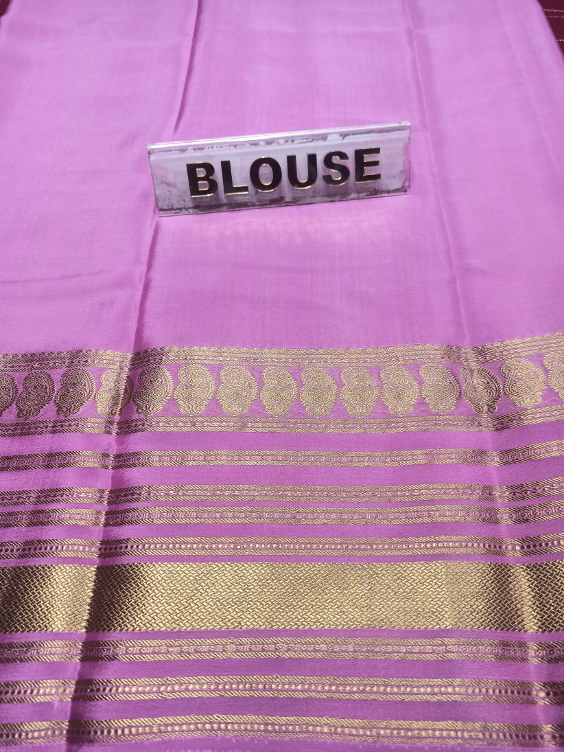 Pure Mysore Silk Saree.