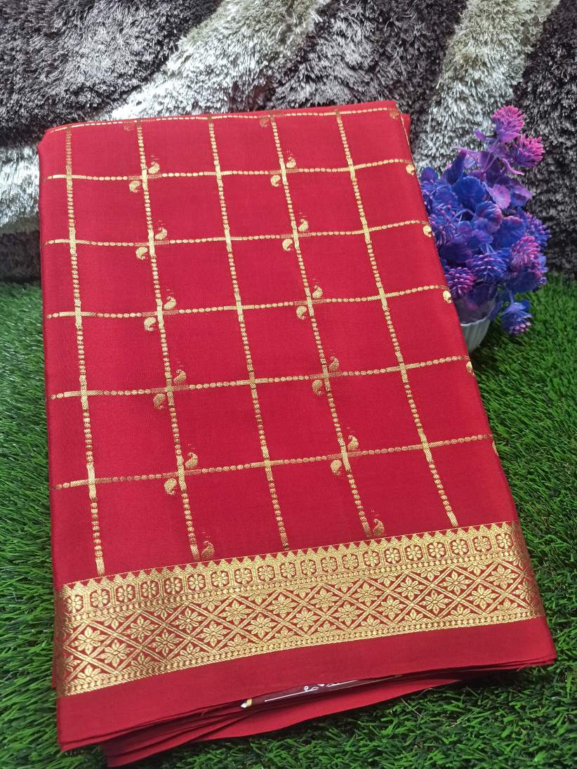 Pure Mysore Silk Saree.