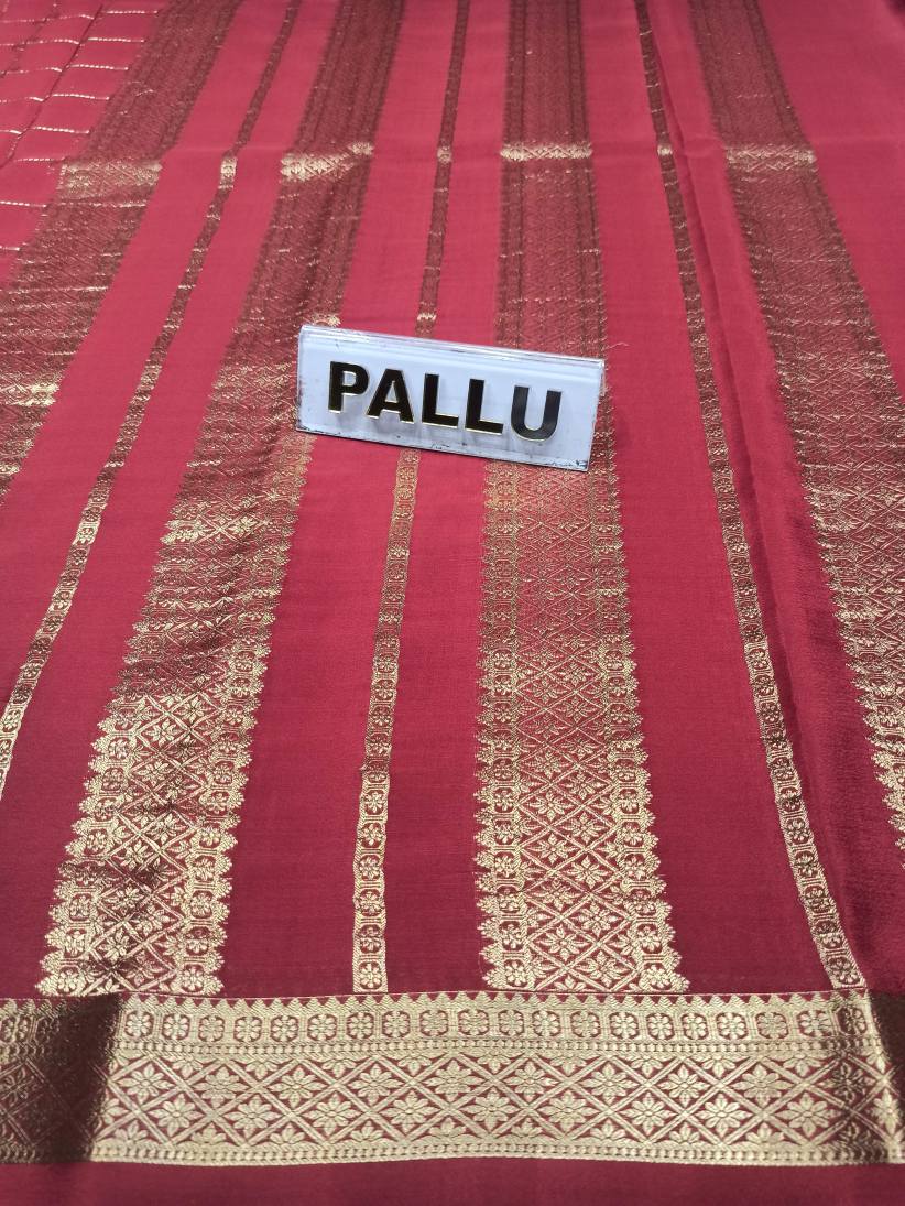Pure Mysore Silk Saree.