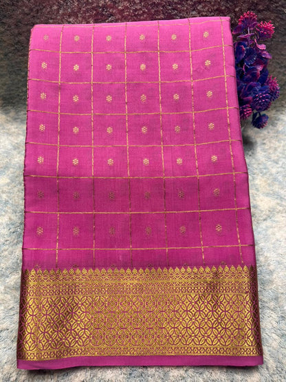 Pure Mysore Silk Saree.