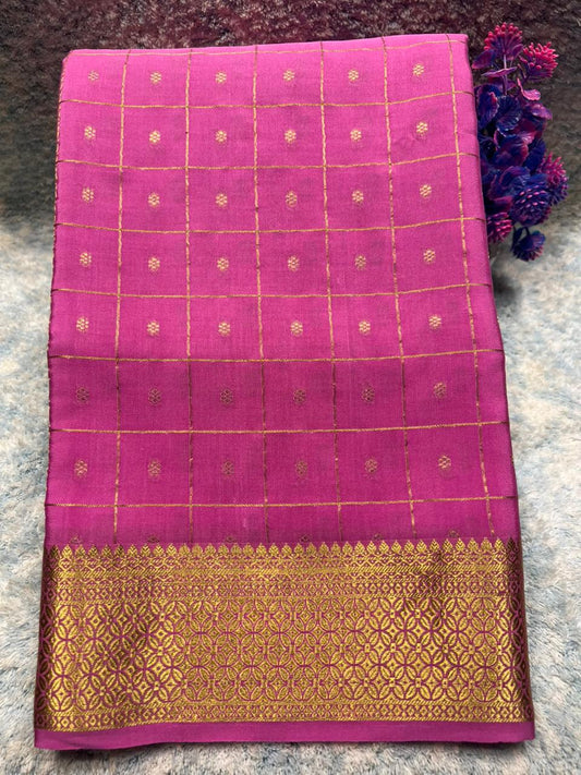 Pure Mysore Silk Saree.