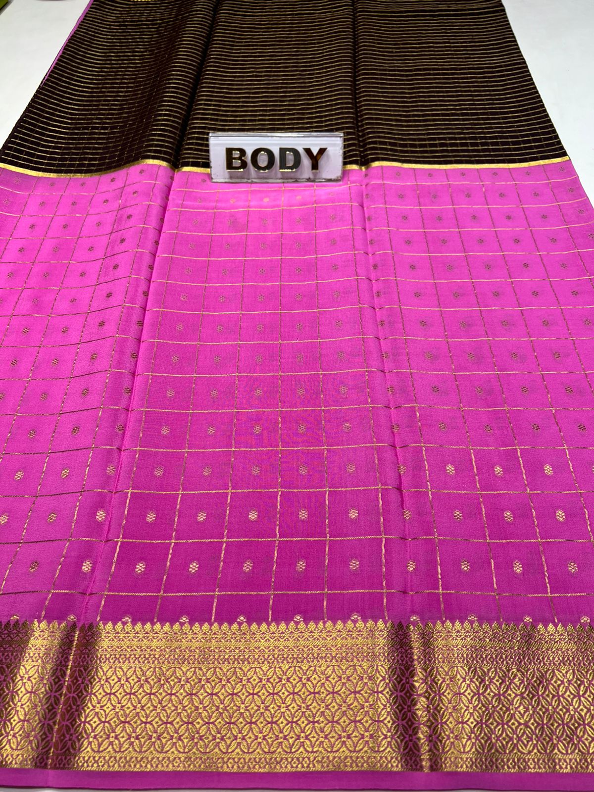 Pure Mysore Silk Saree.