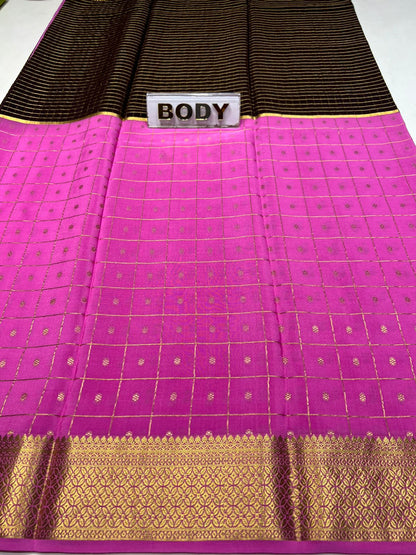 Pure Mysore Silk Saree.
