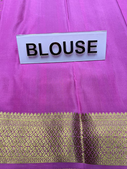 Pure Mysore Silk Saree.