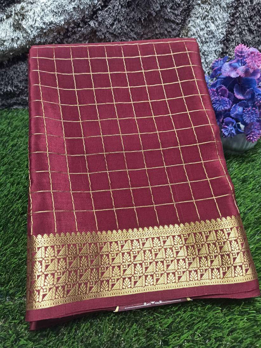 Pure Mysore Silk Saree.