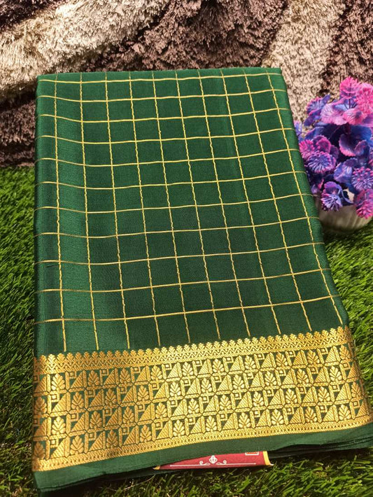 Pure Mysore Silk Saree.