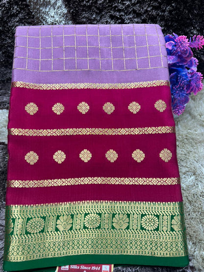 Pure Mysore Silk Saree.