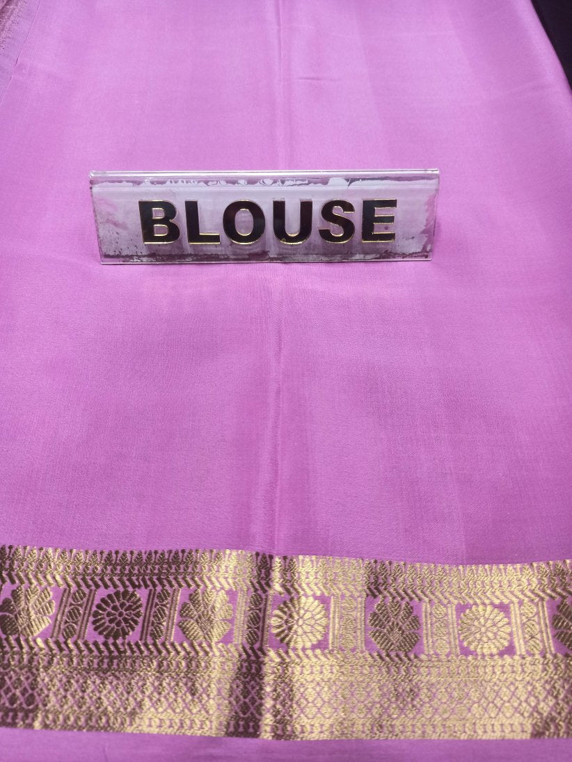 Pure Mysore Silk Saree.