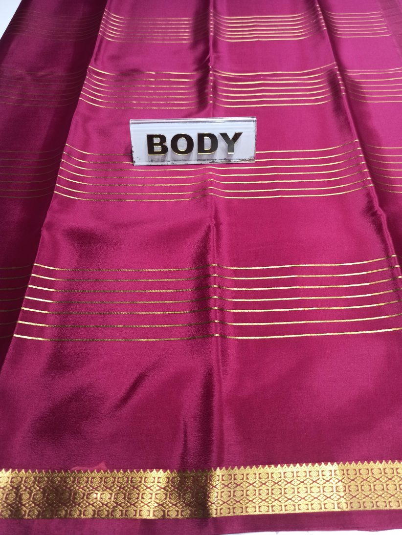 Pure Mysore Silk Saree (60 Grams )