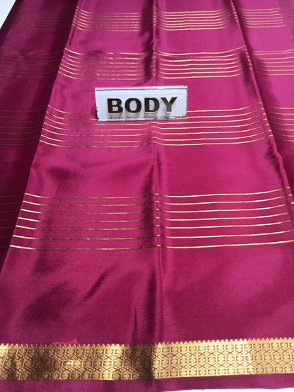 Pure Mysore Silk Saree (60 Grams )