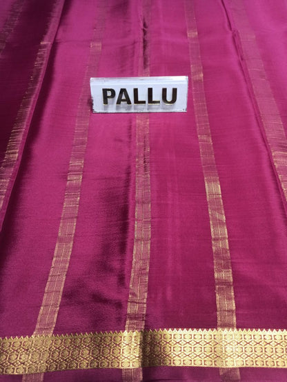 Pure Mysore Silk Saree (60 Grams )