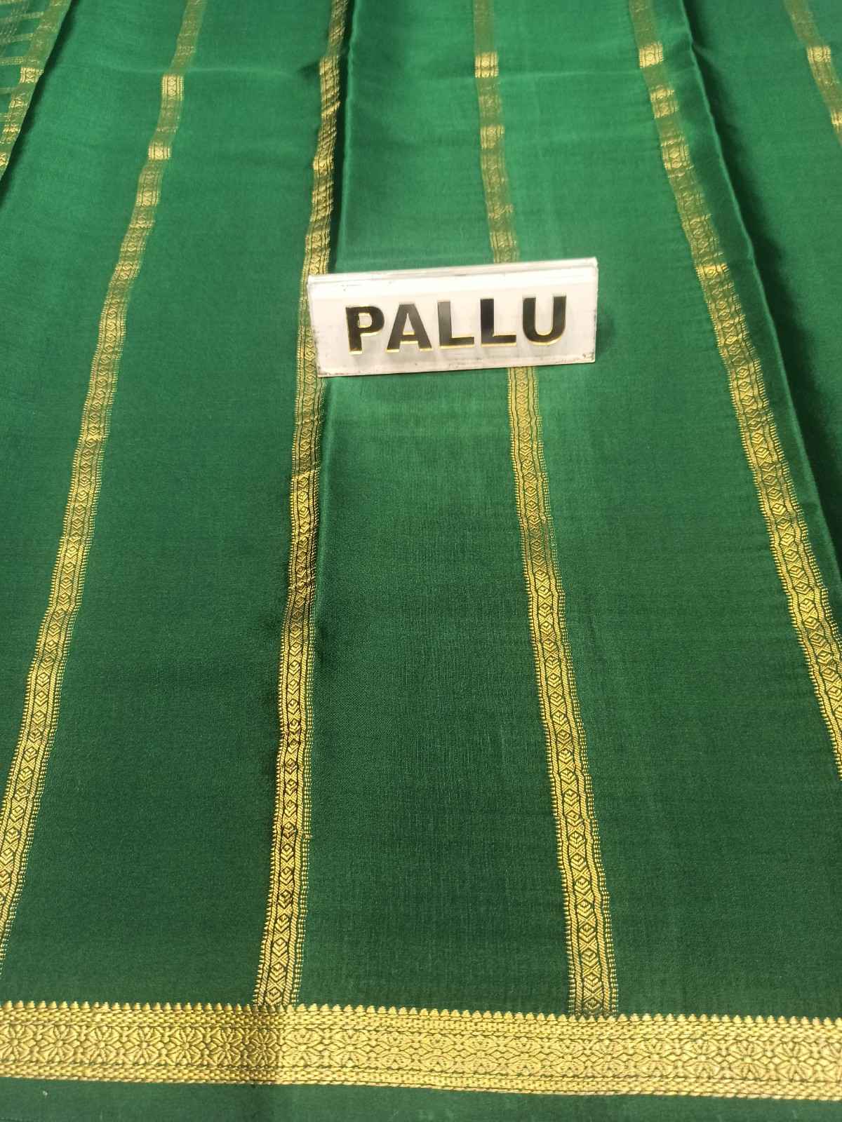 Pure Mysore Silk Saree.