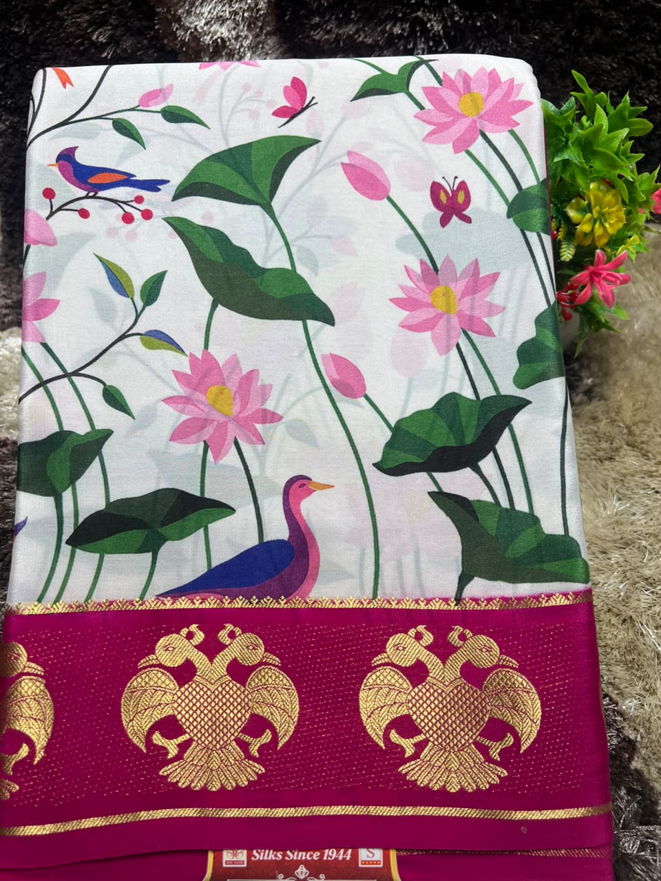 Pure Mysore Silk Saree.