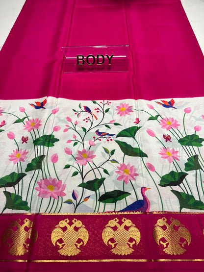Pure Mysore Silk Saree.