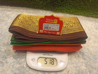 Pure Mysore Silk Saree.