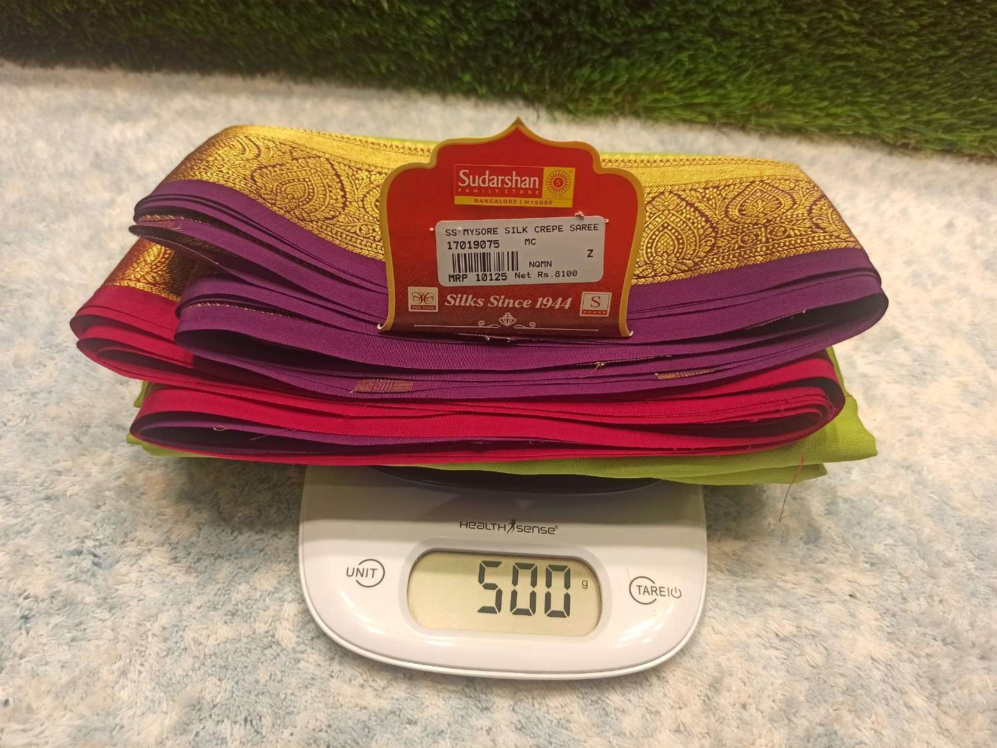 Pure Mysore Silk Saree.