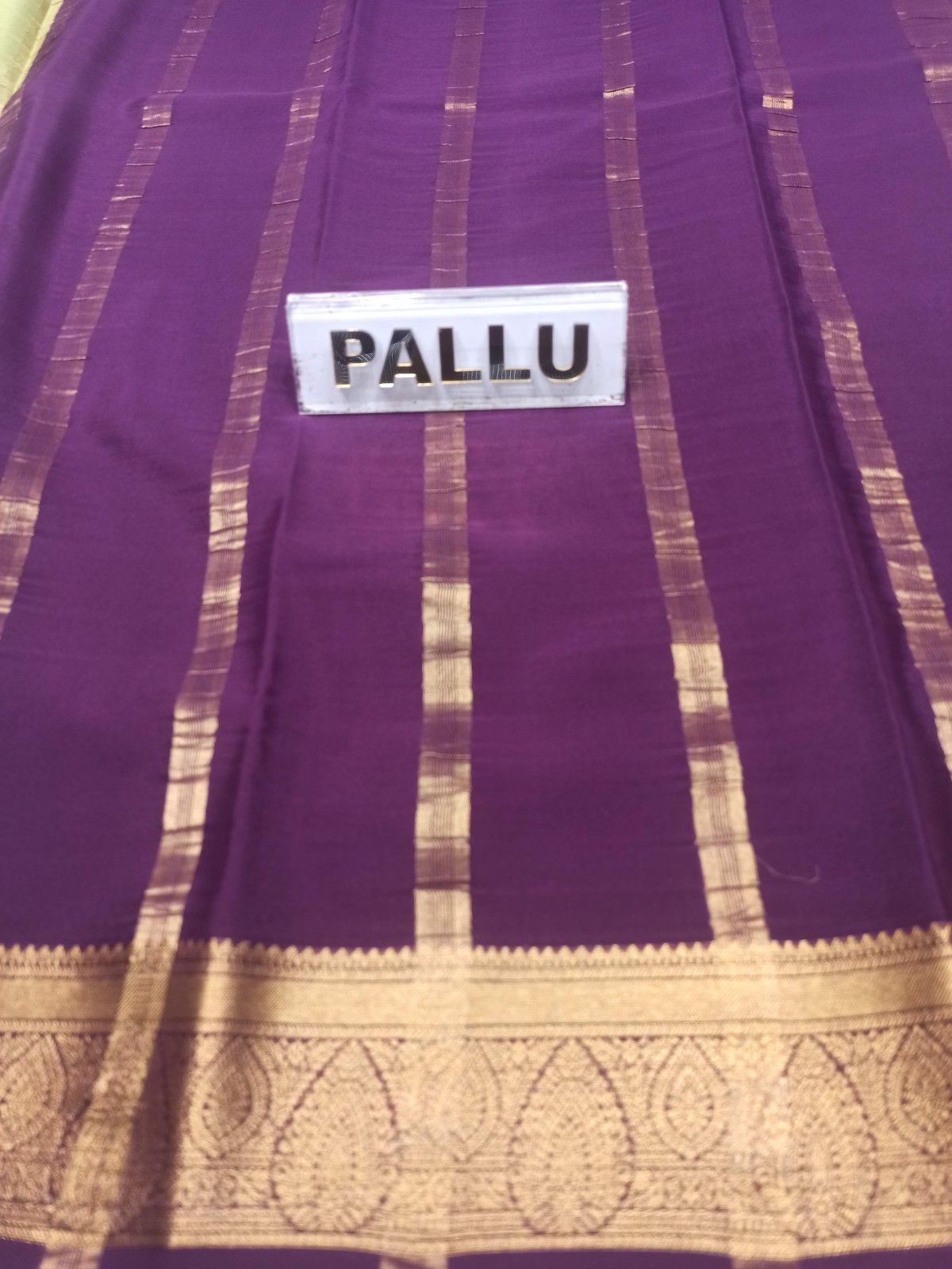 Pure Mysore Silk Saree.