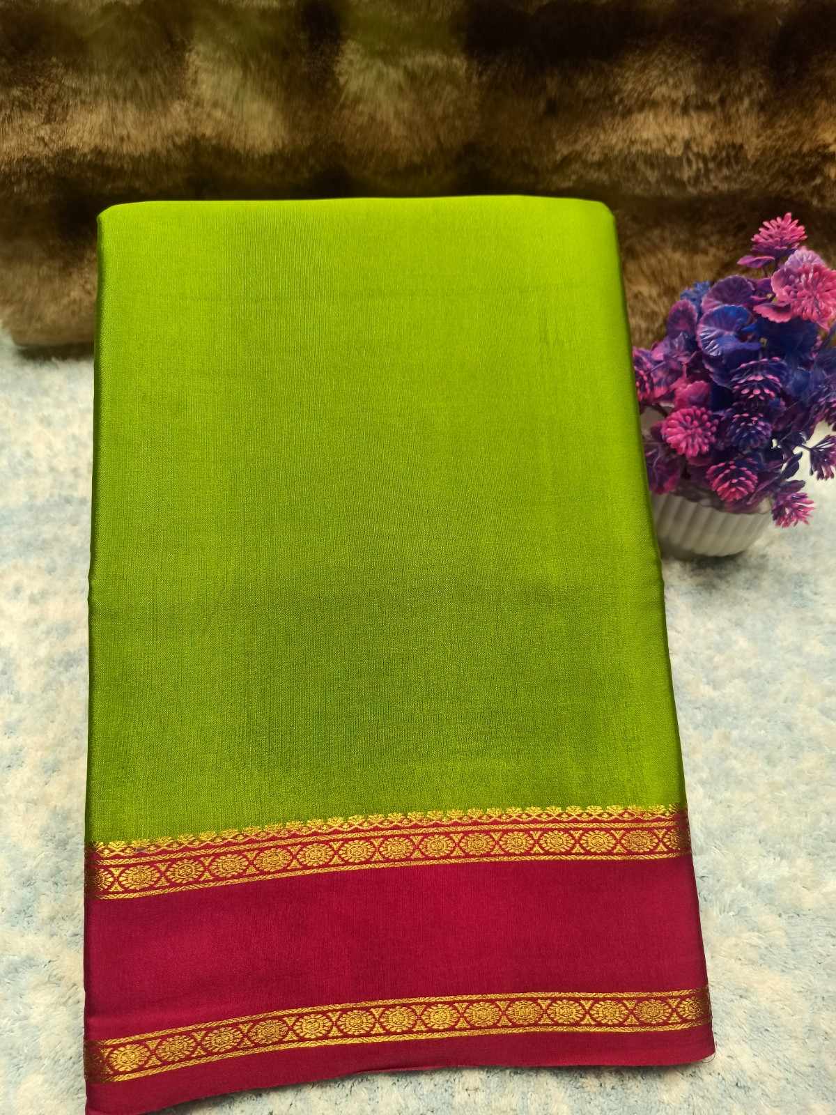 Pure Mysore Silk Saree.