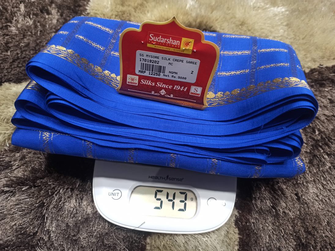 Pure Mysore Silk Saree.