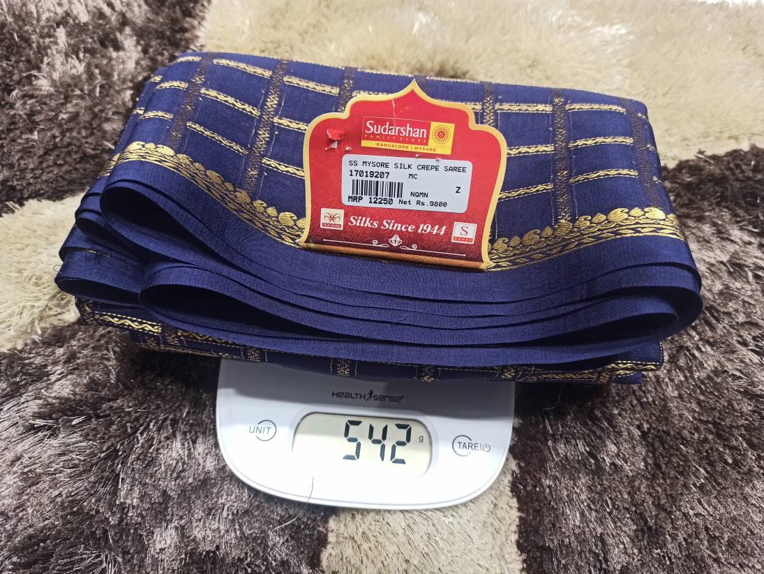 Pure Mysore Silk Saree.