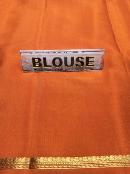 Pure Mysore Silk Saree.