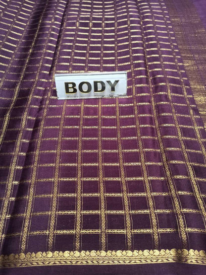 Pure Mysore Silk Saree.