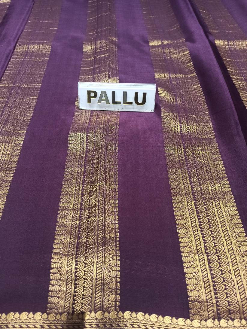 Pure Mysore Silk Saree.