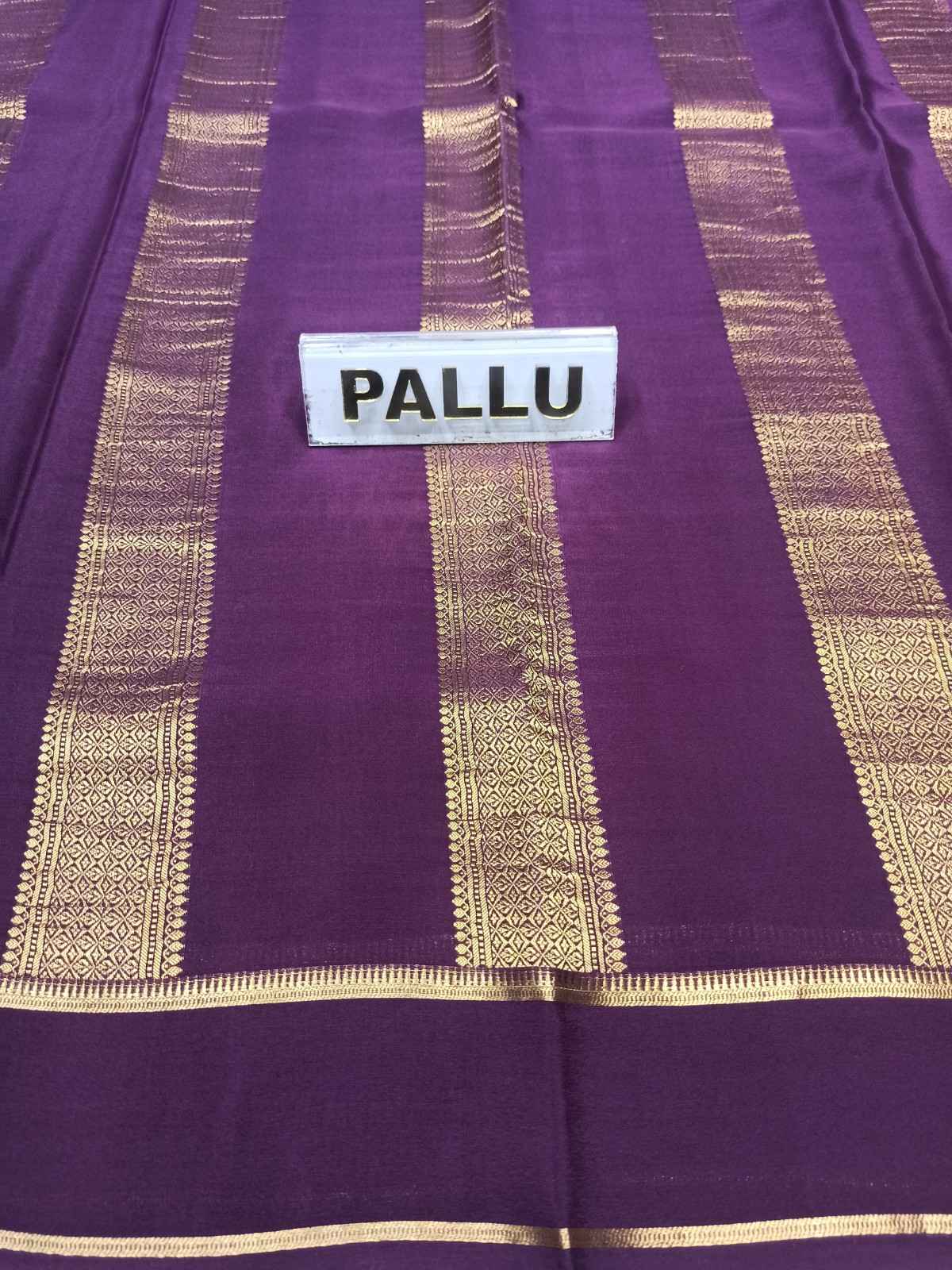 Pure Mysore Silk Saree.
