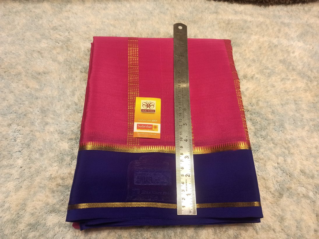 Pure Mysore Silk Saree.