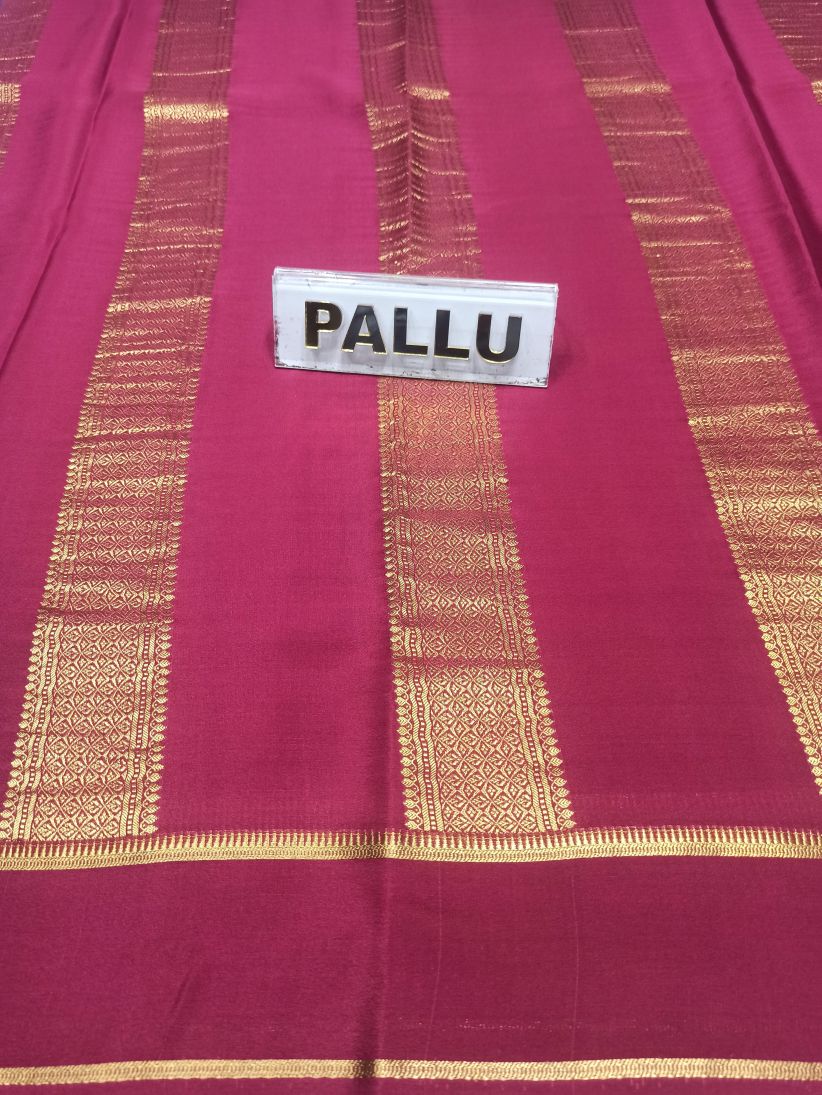 Pure Mysore Silk Saree.