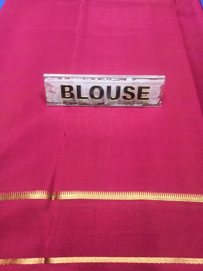 Pure Mysore Silk Saree.
