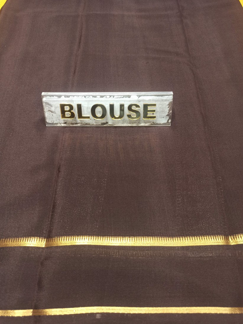 Pure Mysore Silk Saree.