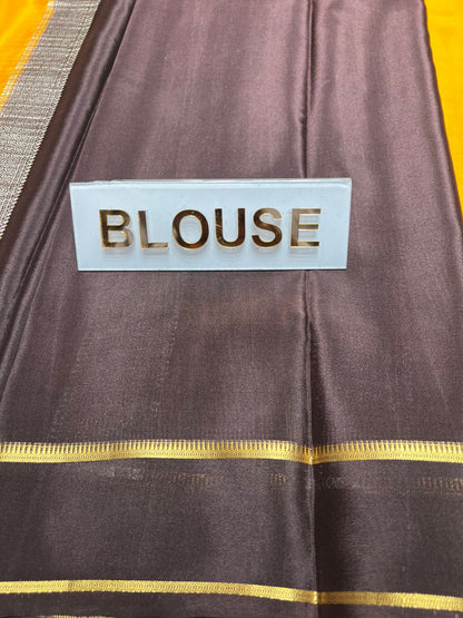 Pure Mysore Silk Saree.