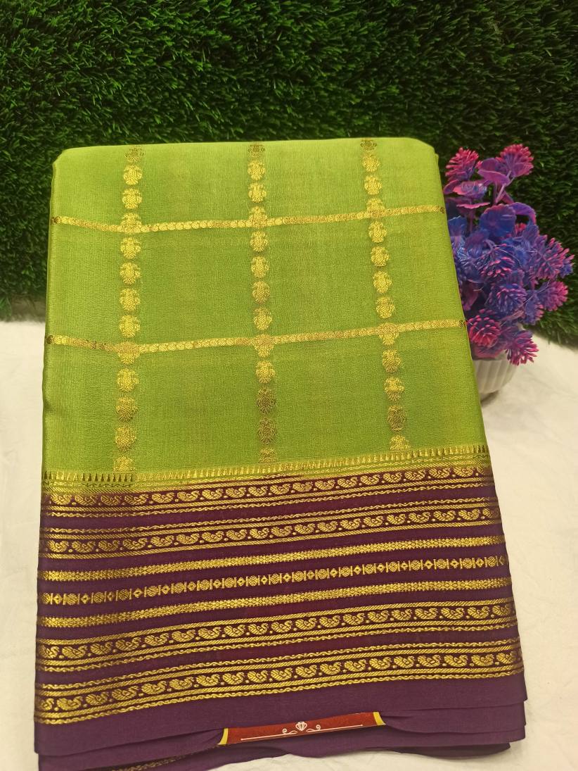 Pure Mysore Silk Saree.