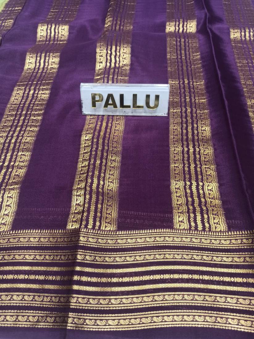 Pure Mysore Silk Saree.