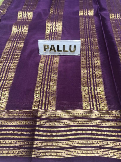 Pure Mysore Silk Saree.