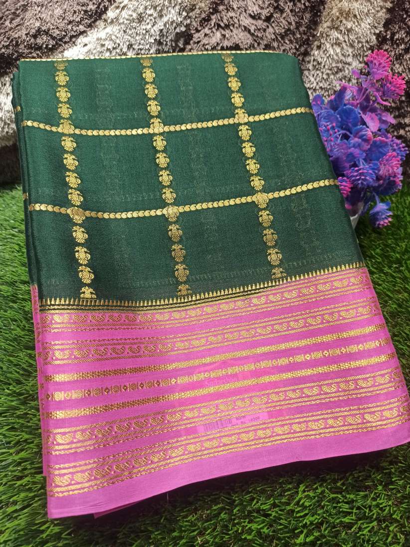 Pure Mysore Silk Saree.