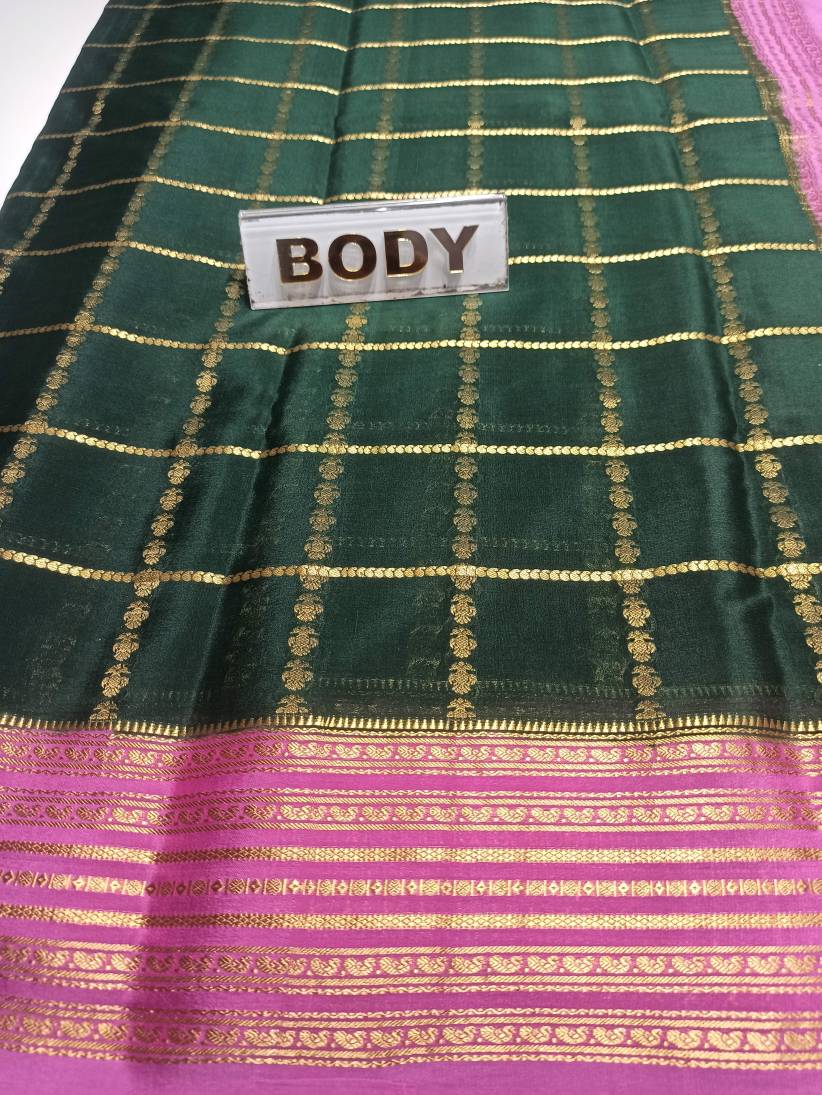 Pure Mysore Silk Saree.