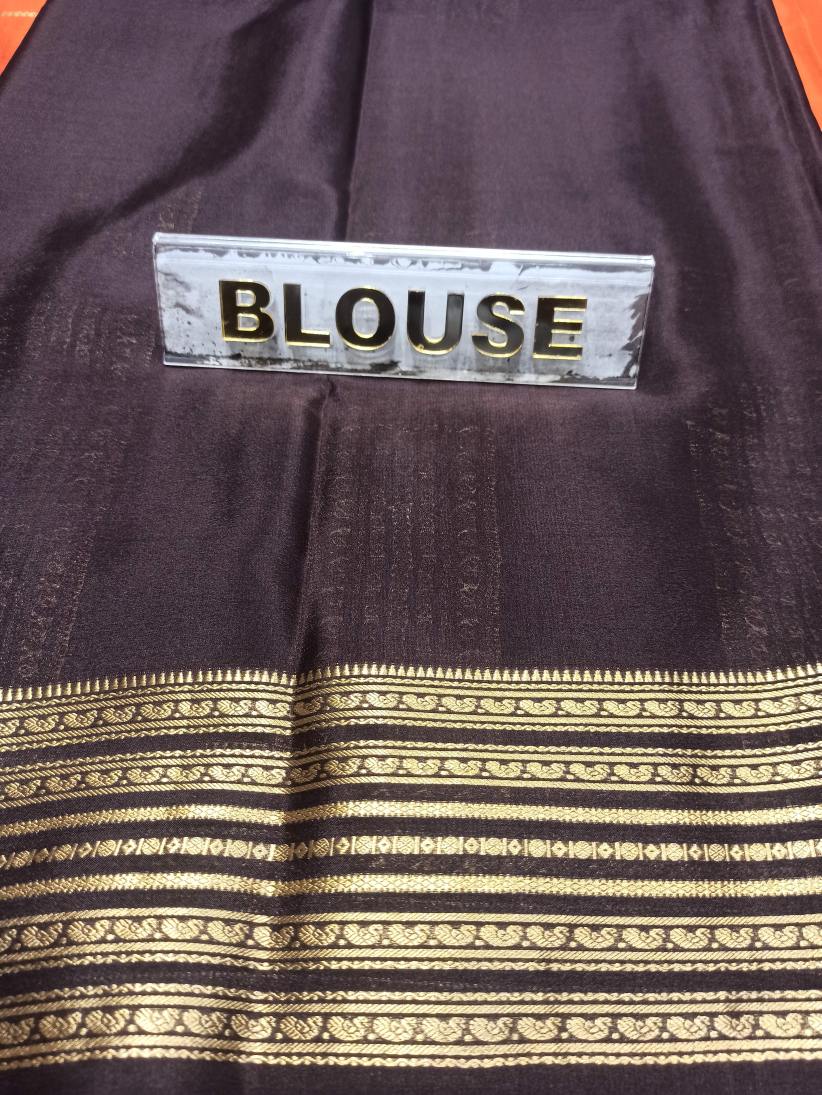 Pure Mysore Silk Saree.