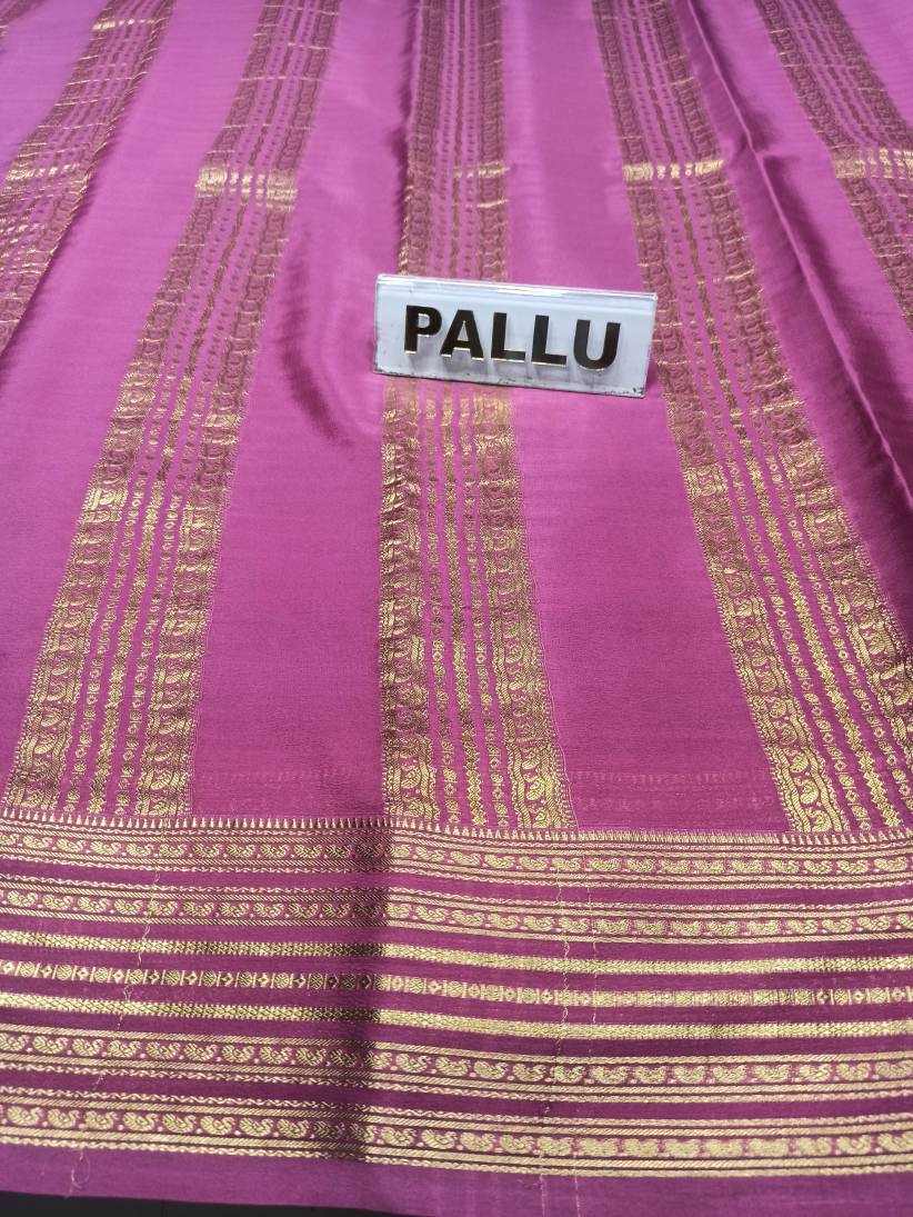 Pure Mysore Silk Saree.